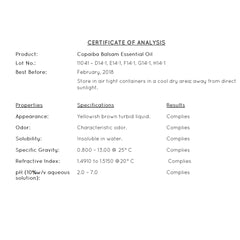 Copaiba Premium Essential Oil 100% PURE Therapeutic Grade